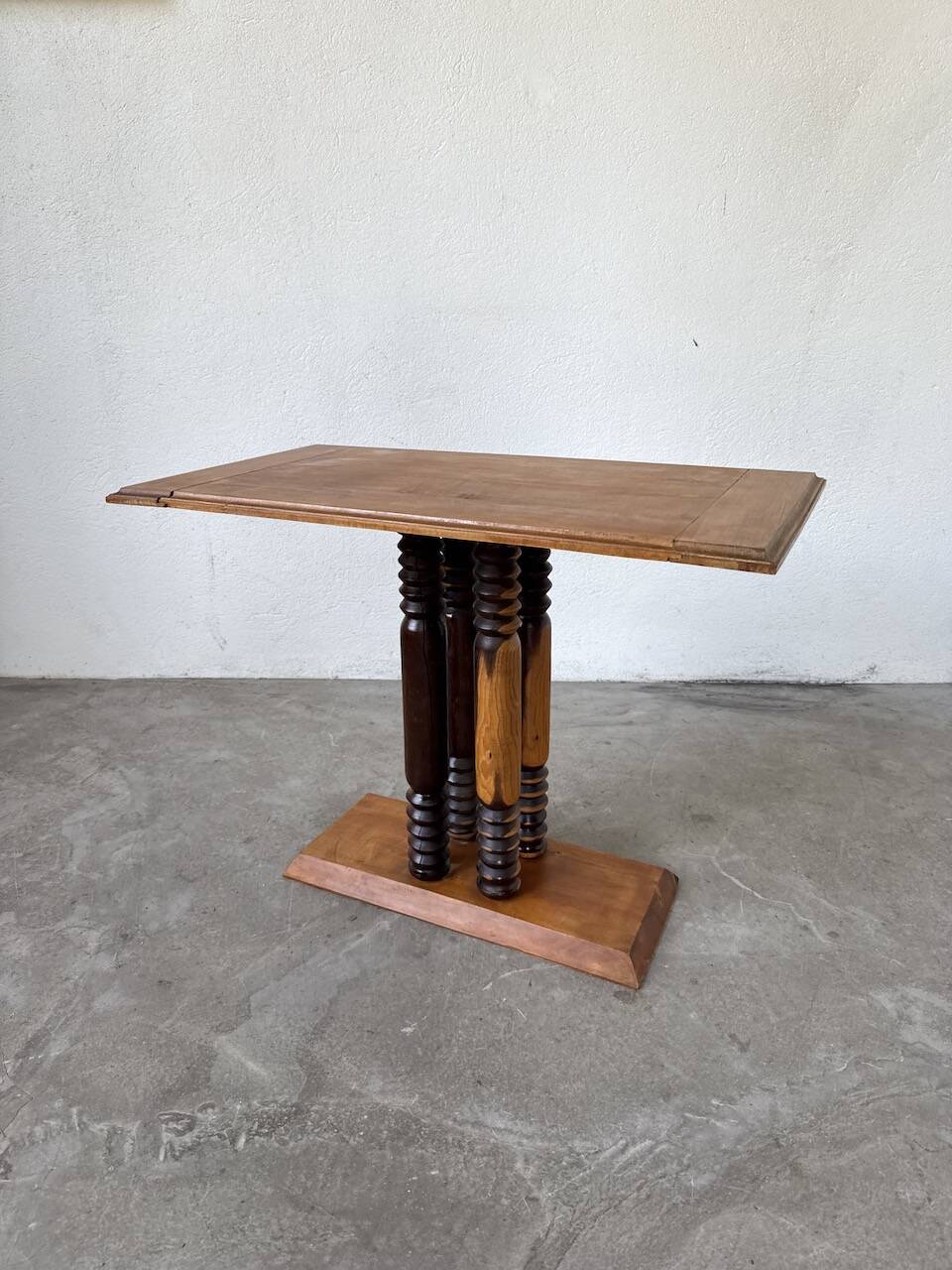 Dudouyt Courtray oak art deco console table