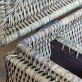 Vintage rattan box