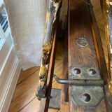 Cheval à bascule ancien bois et cuir