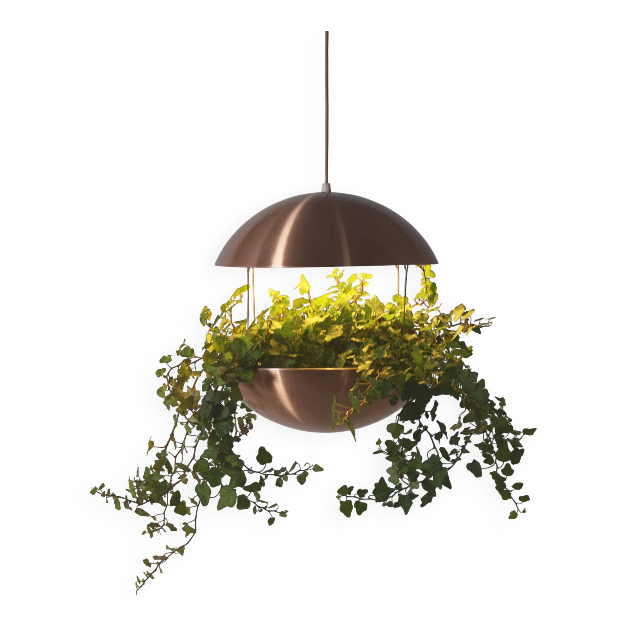 Danish plant holder with lighting by Poul Cadovius for Hans Følsgaard, '60