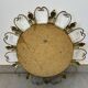 Golden metal convex sun mirror