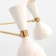 Moonlight 5-arm chandelier