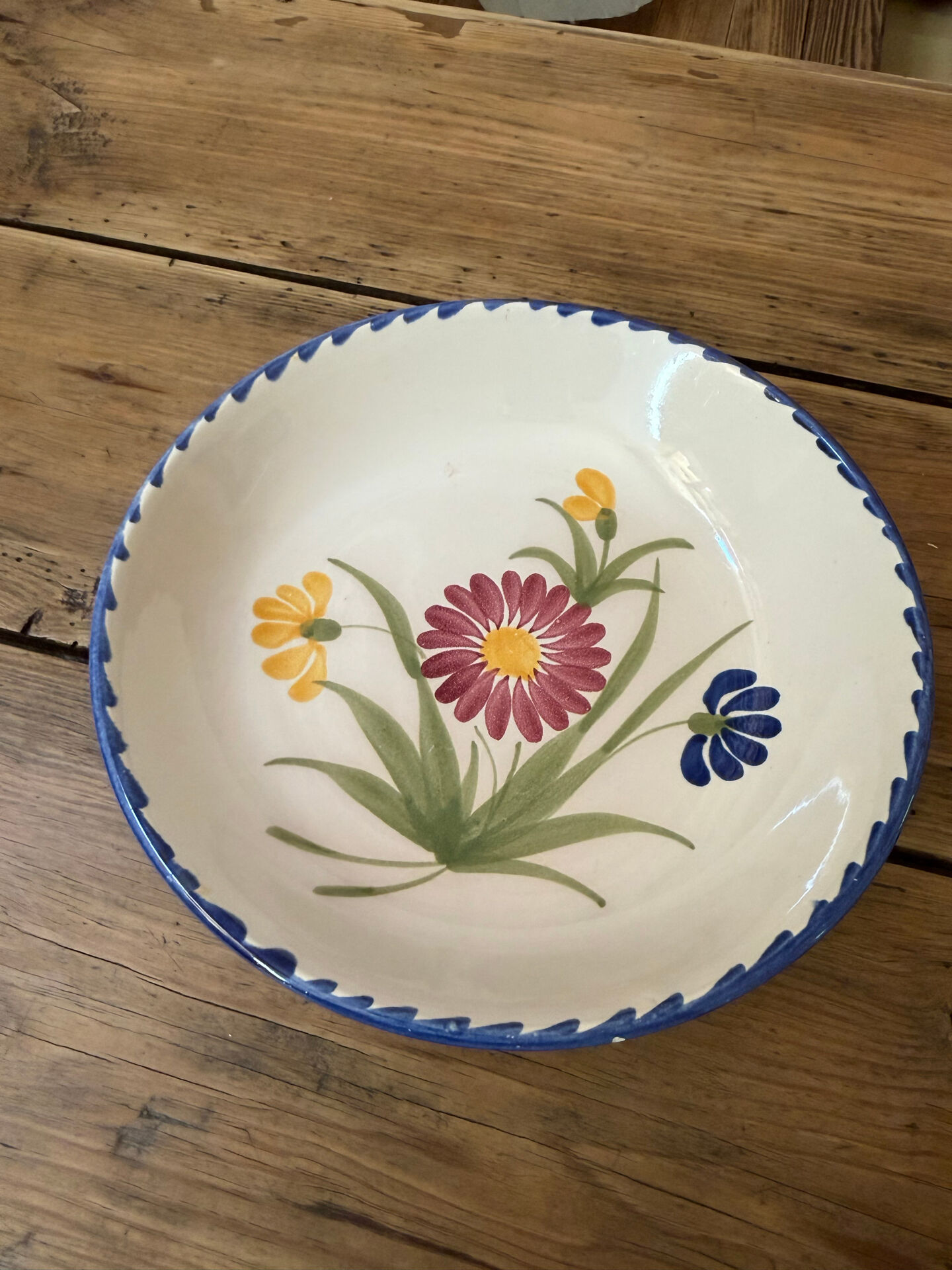 Mismatched deep plates service Saint Clément - Moulin Des Loups