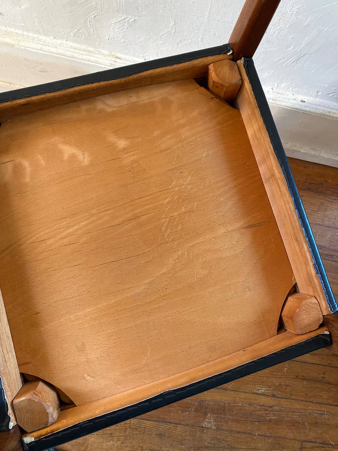 Set of six Scandinavian chairs in vintage teak 1960