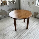 Round oak table 1950