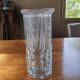 Vintage moulded glass vase
