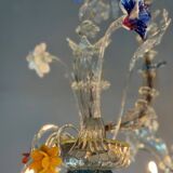 Rezzonico Gondola Chandelier In Multicolored Murano Glass Circa 1900