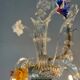 Rezzonico Gondola Chandelier In Multicolored Murano Glass Circa 1900