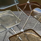 Four Plia Chair G. Piretti For Anonima Castelli