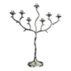 XXL Menorah, aluminium chandelier, 1970s