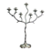 XXL Menorah, aluminium chandelier, 1970s
