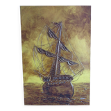 Painting on canvas by b.denoun