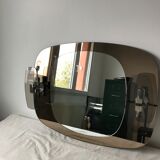 Veca smoked bathroom mirror 79x59cm