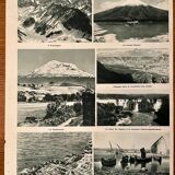 Ancienne carte d'Amérique du Sud (physique) - 1940