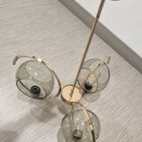 Art deco brass chandelier