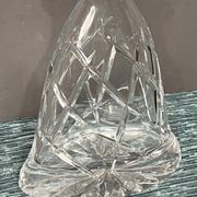 Carafe à whisky en cristal massif.