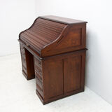 Antique roller blind writing desk 1930s, United Kingdom