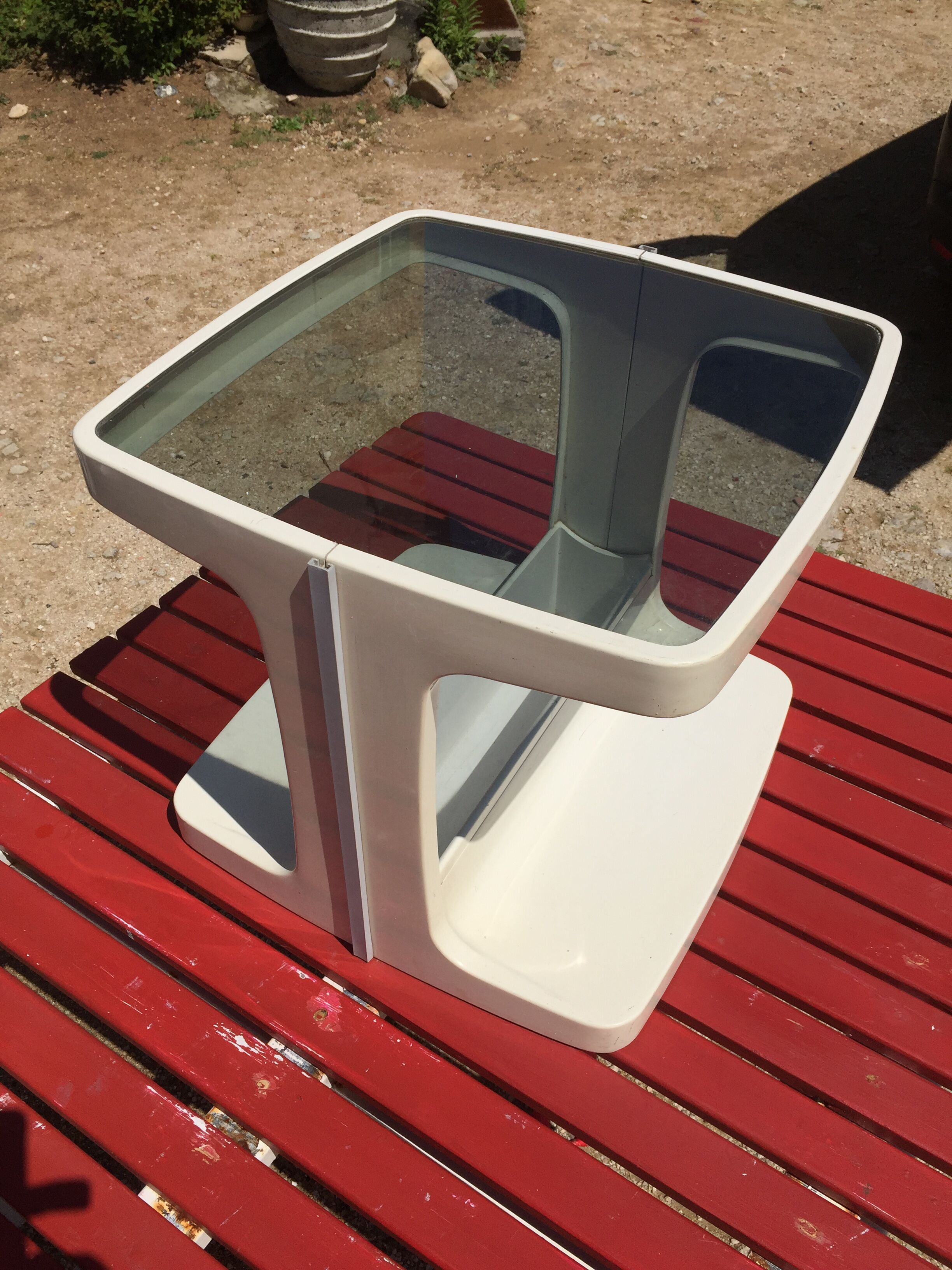 Coffee table bar Mar Held for Prisunic 70s
