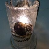 Lampe de table en verre par Mazzega, Italie