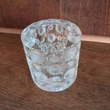 Antique Lalique France crystal or glass candle holder
