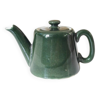 Théière de bistrot individuelle en porcelaine verte