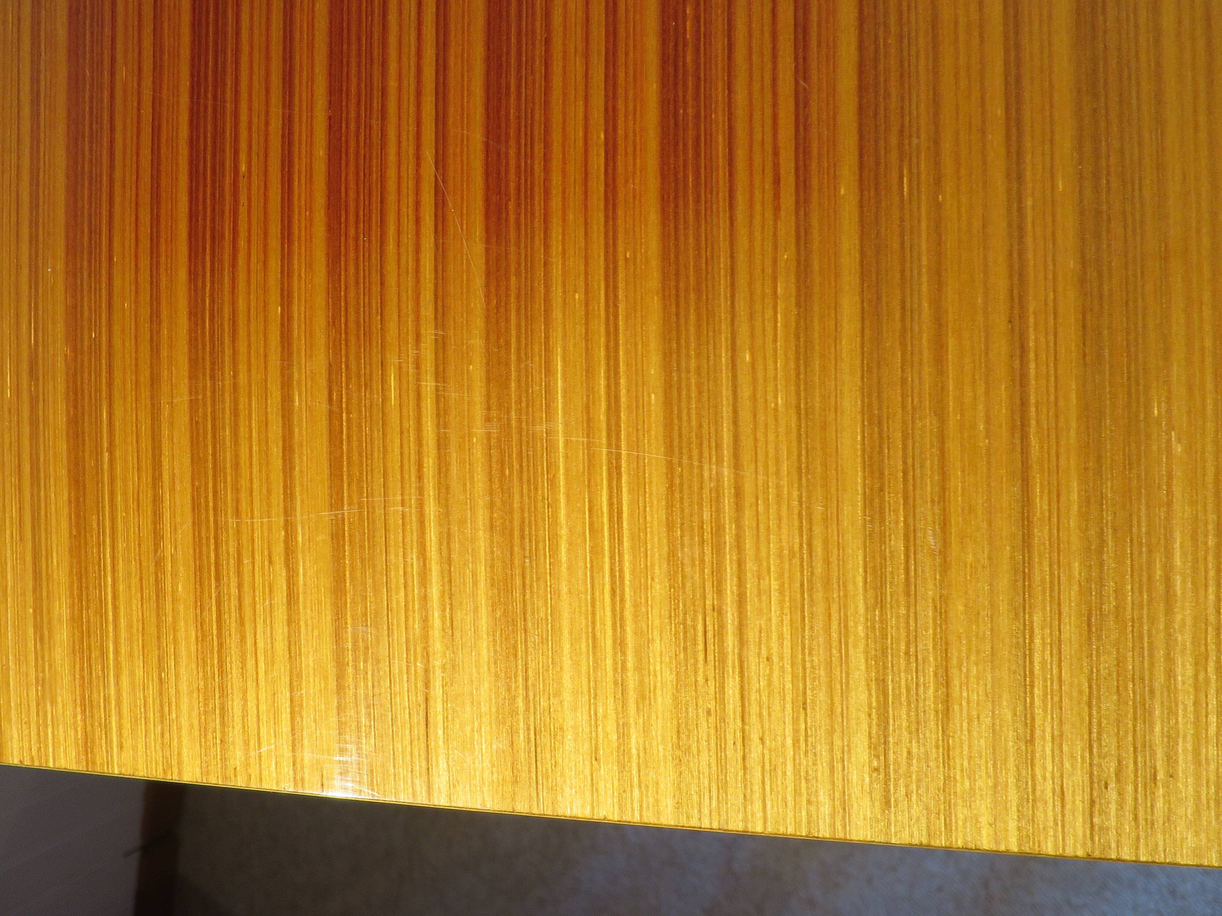 3-drawer chest of drawers - 60s - vintage - marquetry effect - spinning top feet