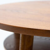 Fully restored oak coffee table, Czechoslovakia, 1960´s