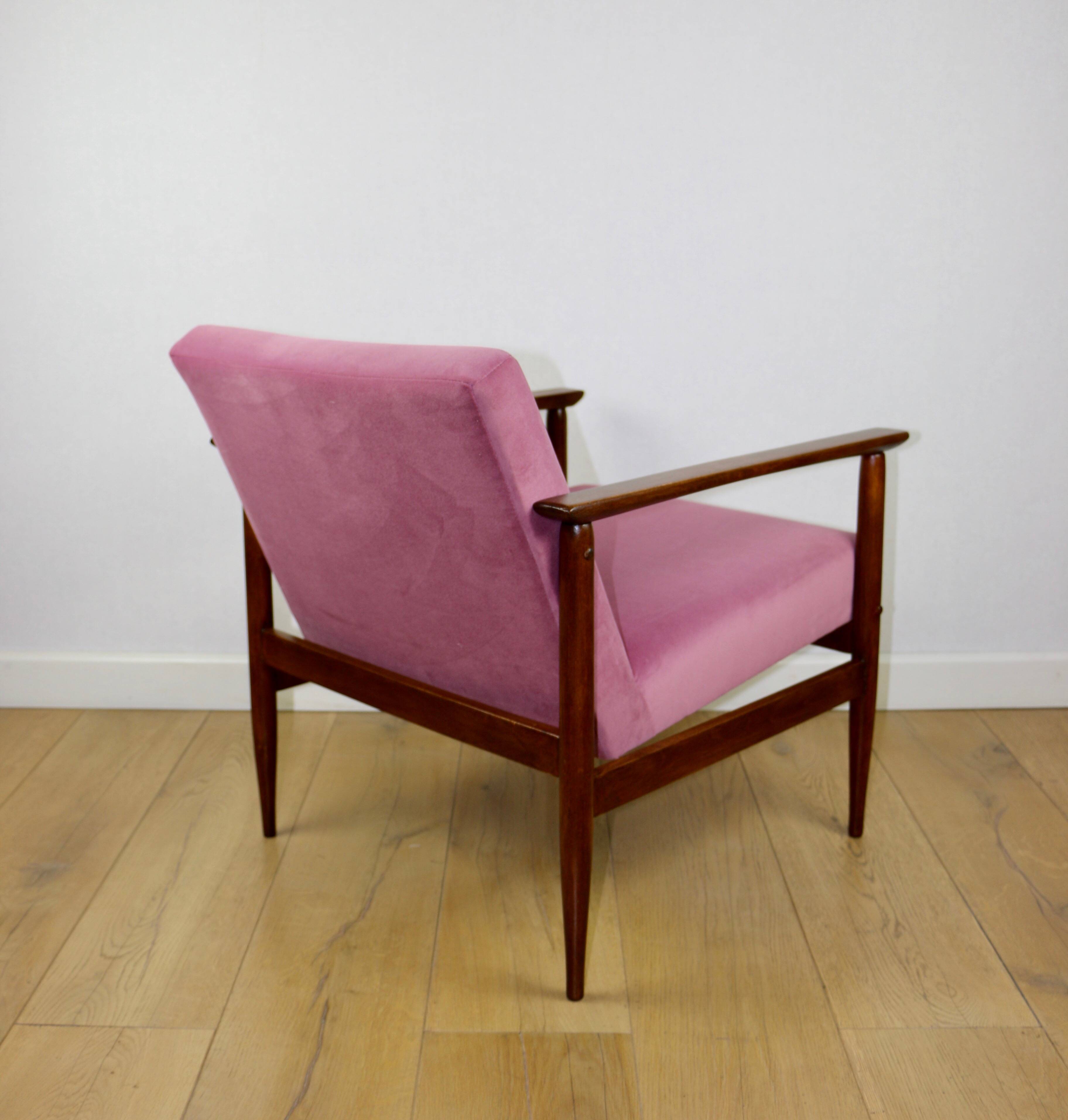Vintage Pink Easy Chair, 1970s
