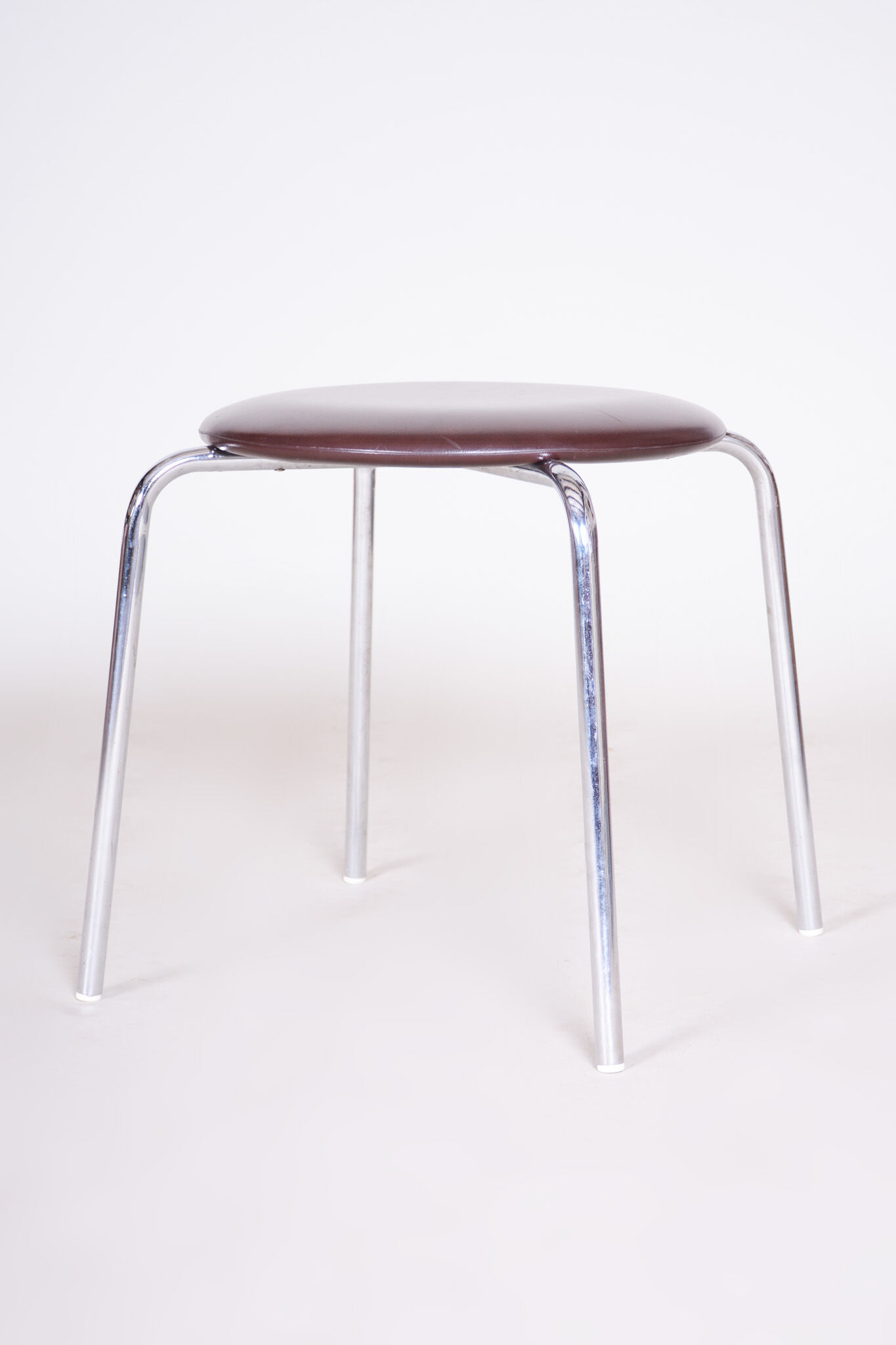 Pair of 1960s Bauhaus stools - Central European