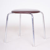 Pair of 1960s Bauhaus stools - Central European