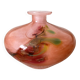 Single flower vase signed Gérard Torchaux, Art glass.