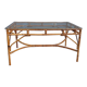 Table en rotin vintage