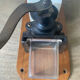 Old wall-mounted coffee grinder