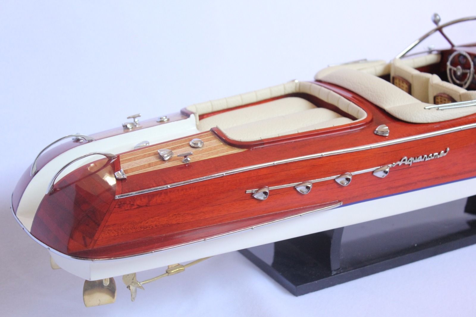 Model wooden boat Riva Aquarama 50 cm