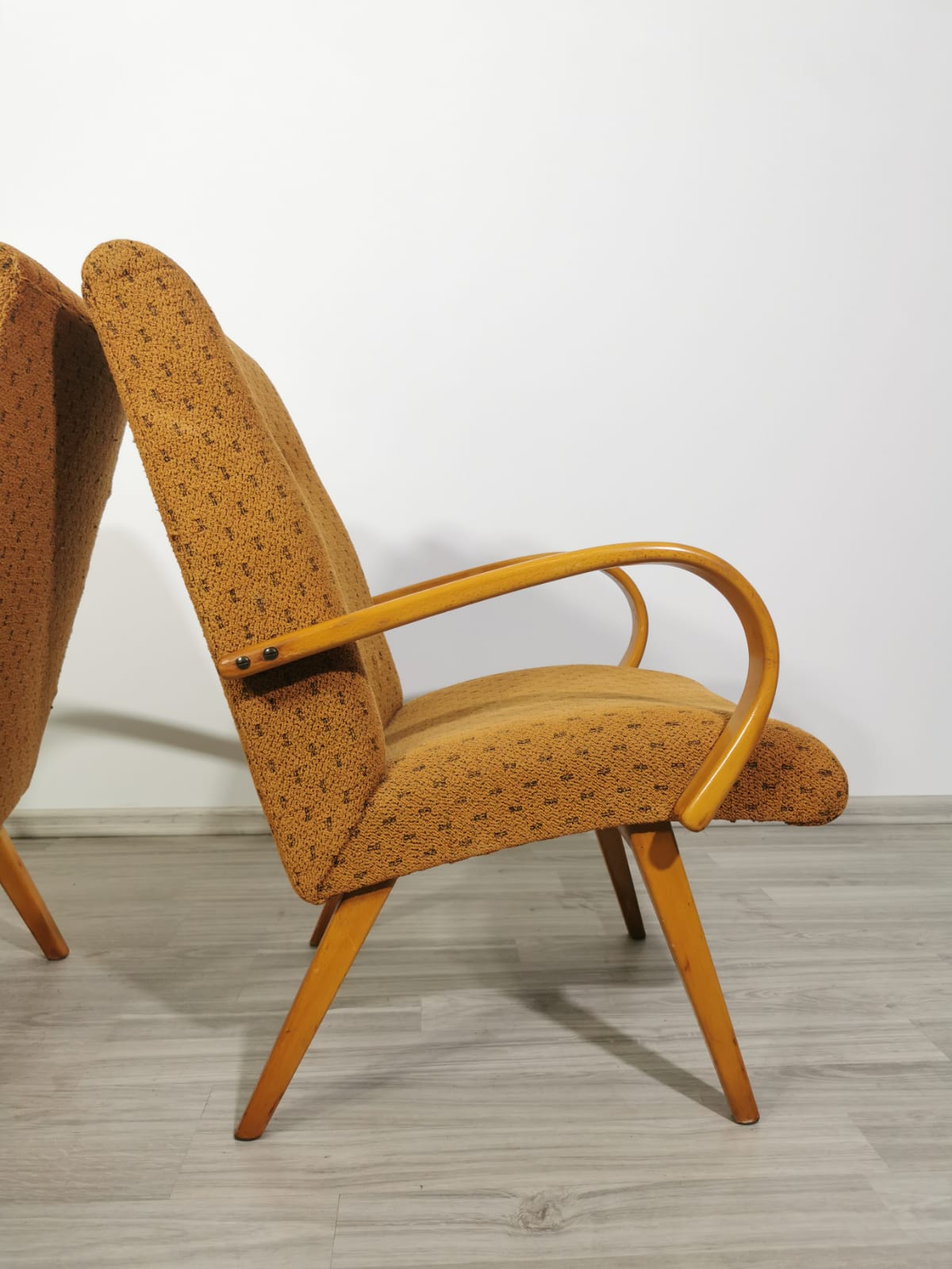 Vintage Armchairs by Jaroslav Smidek, 1960s, Set of 2