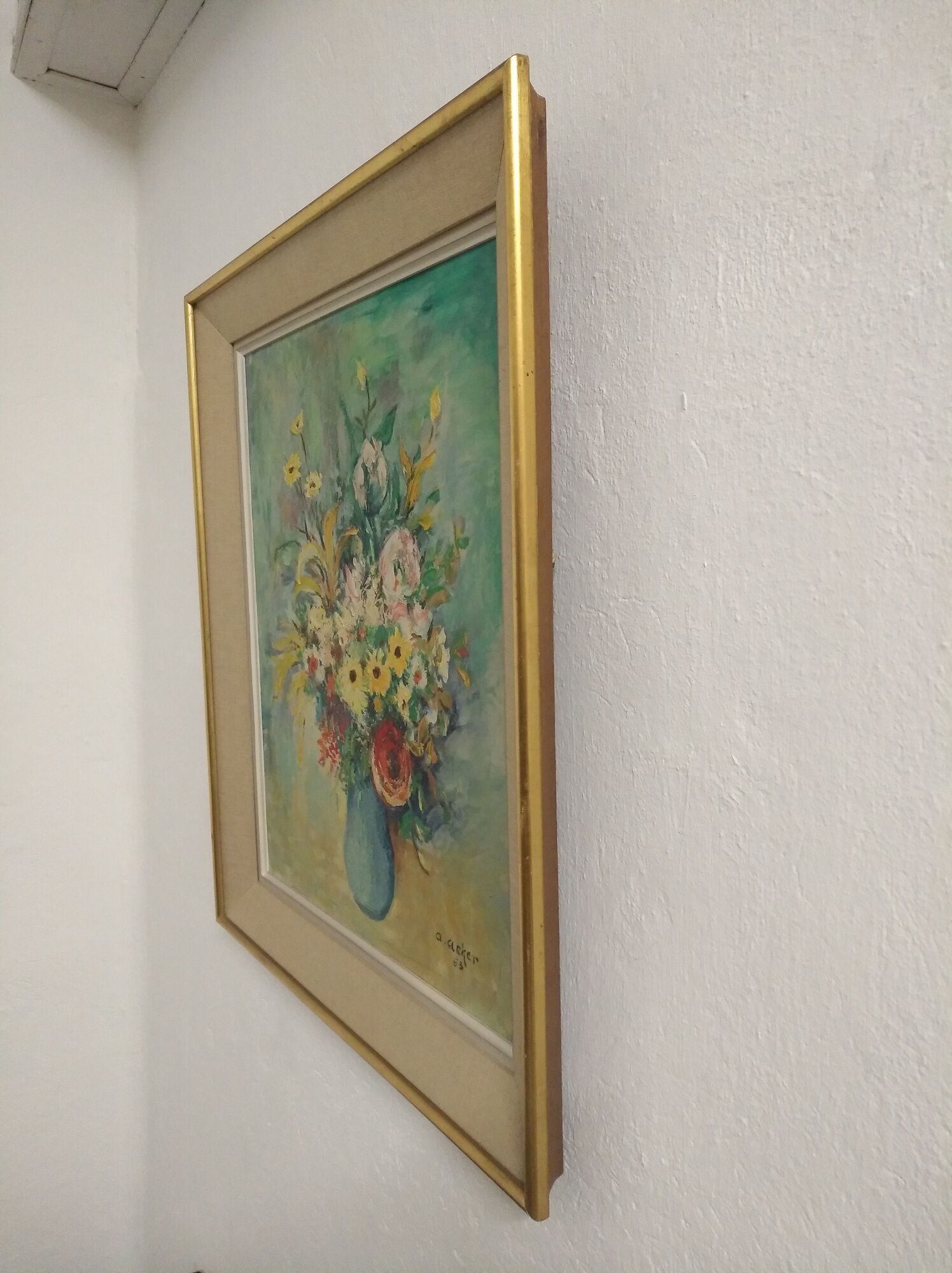 Tableau The bouquet of flowers oil painting
