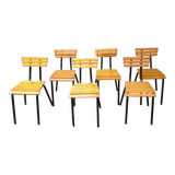 Slatted chairs 50s