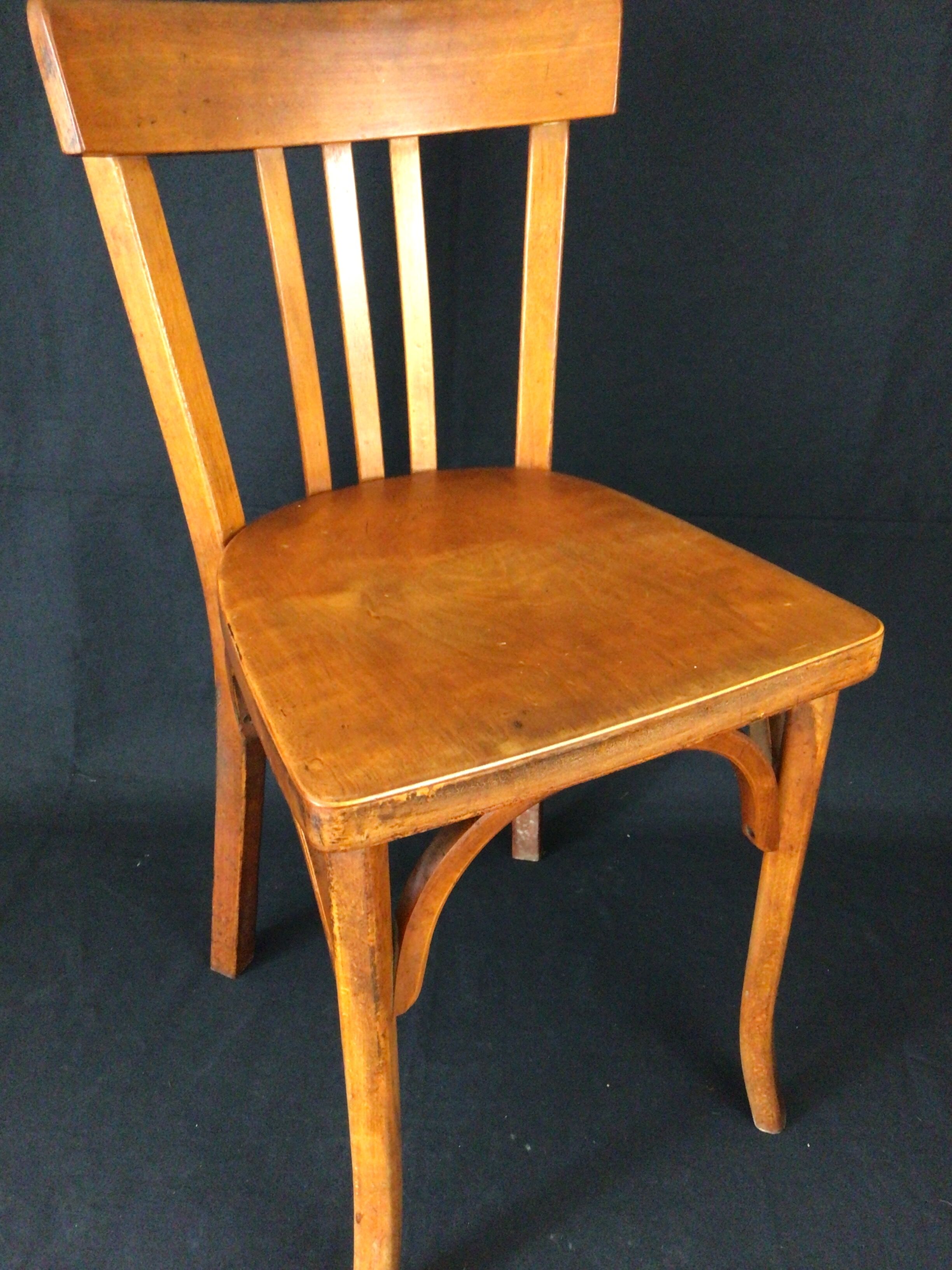 Pair of Baumann bistro chairs
