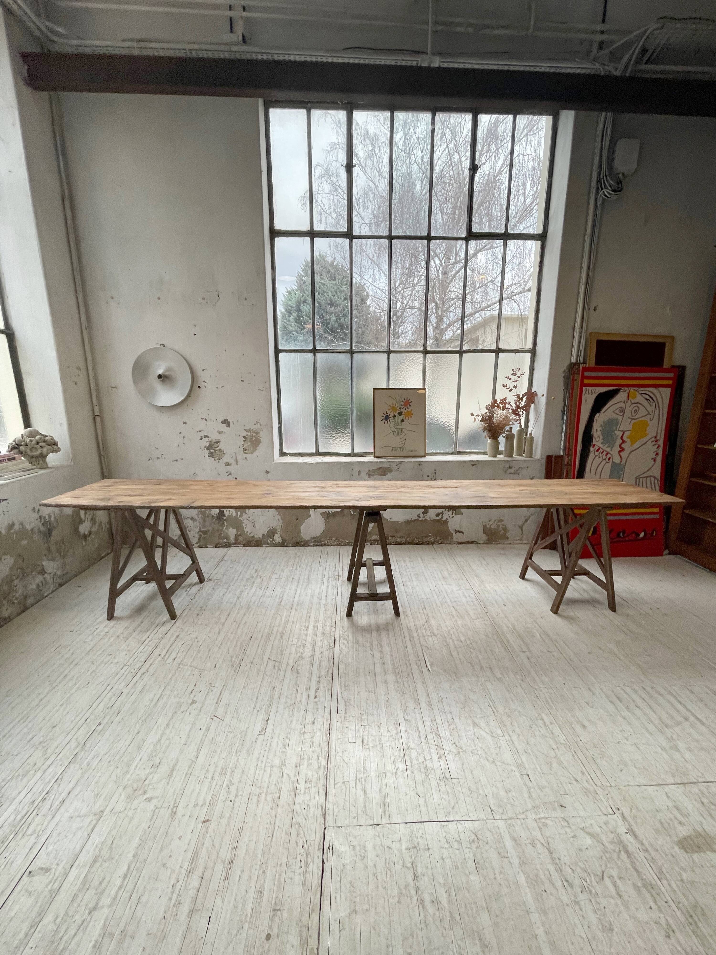 Guinguette table XXL 4m trestles