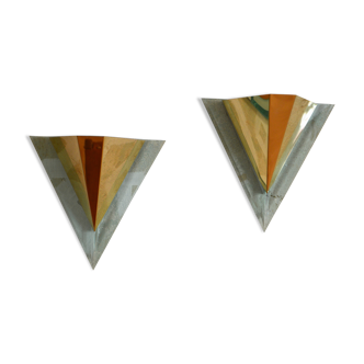 Wall lamps honsel glass space age design