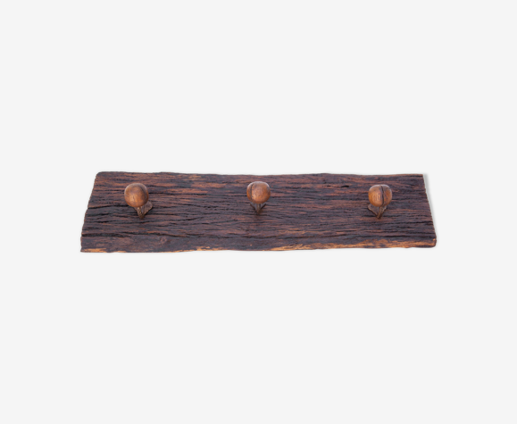 Porte-manteau vintage, bois flotté