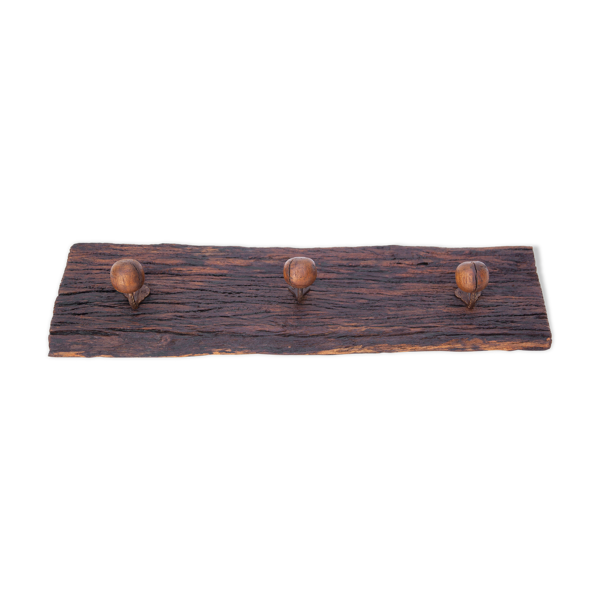 Porte-manteau vintage, bois flotté