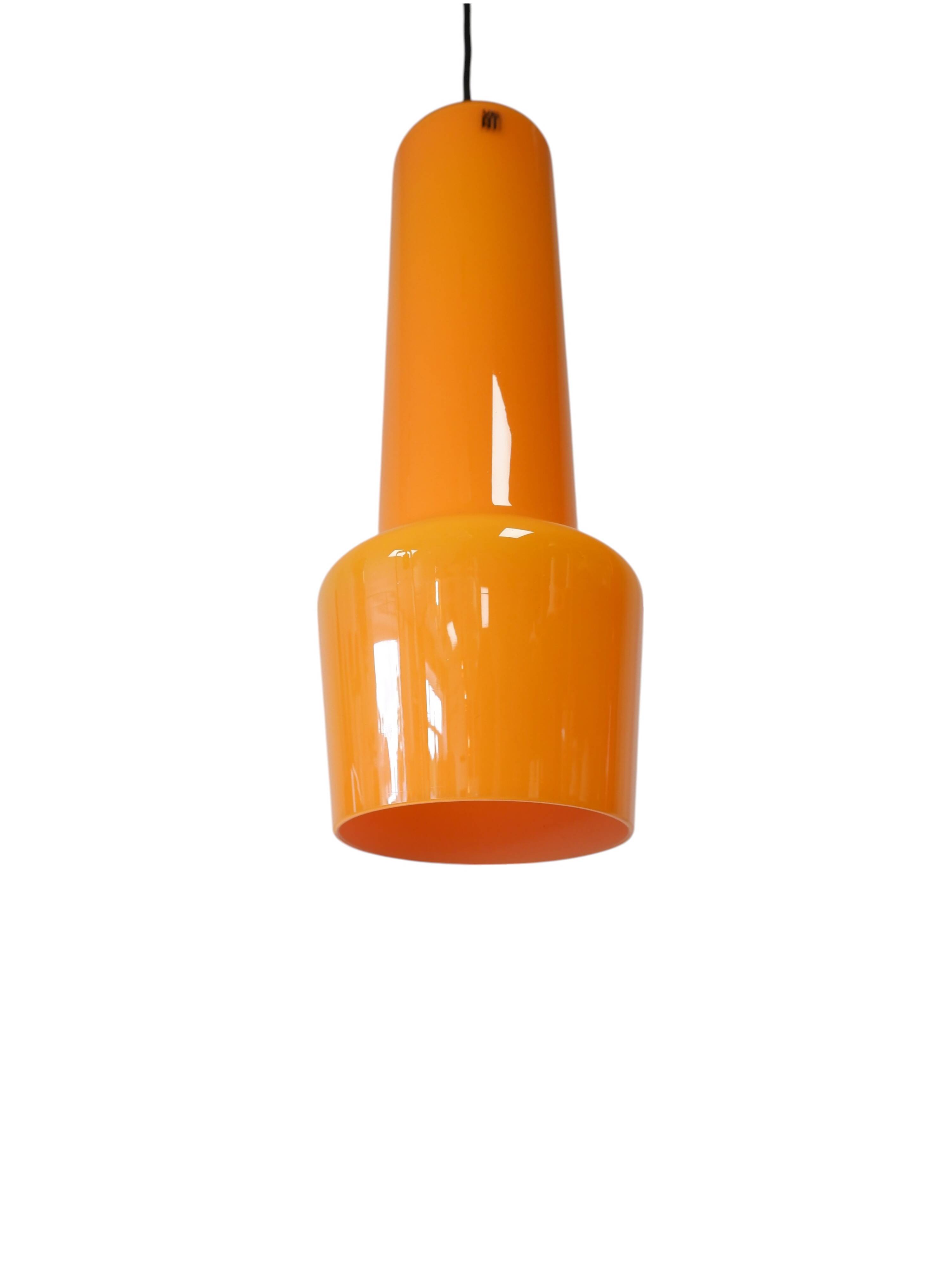 Lampe suspendue en verre Venini