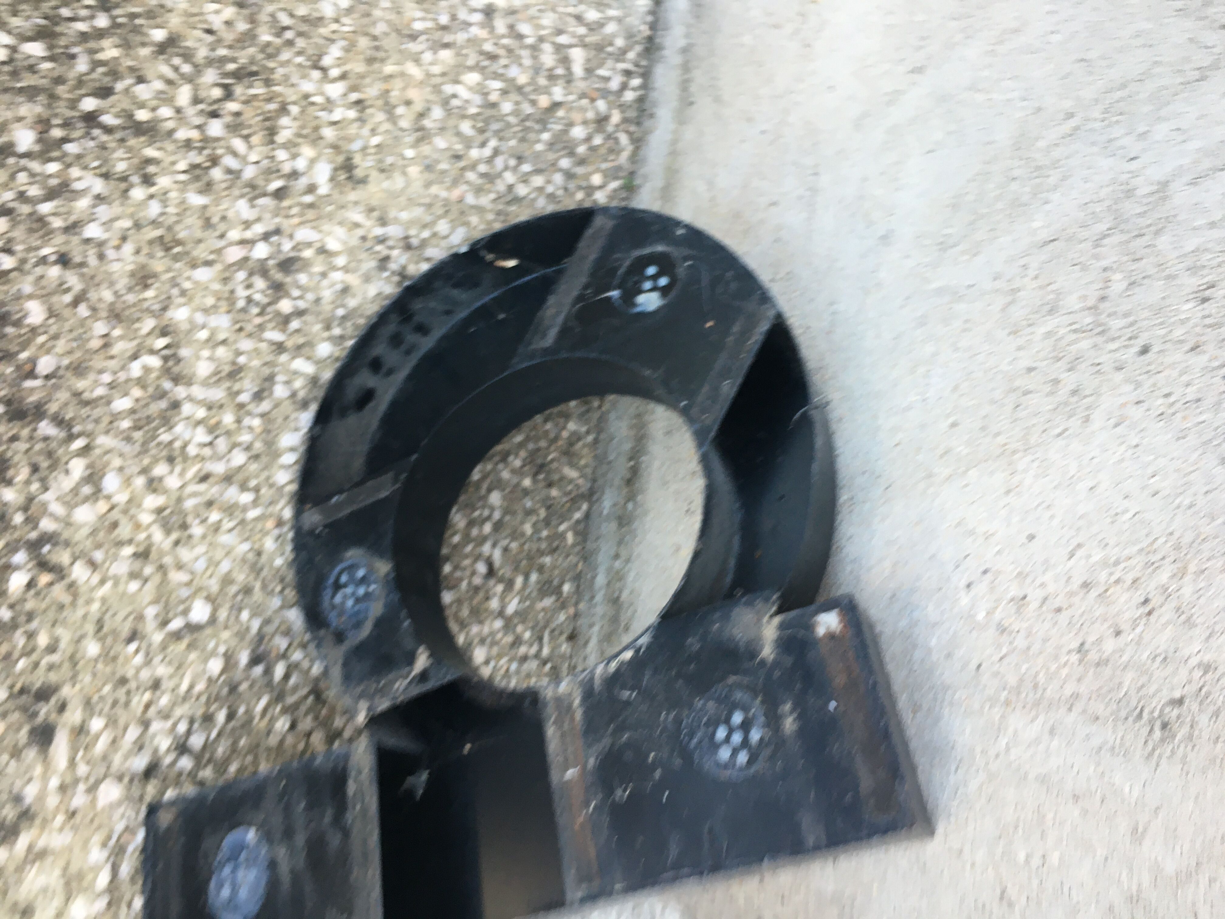 Vintage metal sign letter