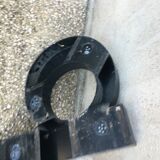 Vintage metal sign letter