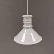 Hanging lamp designed by Sidse Werner for Danish Holmegaard, model apothecary 1980s.