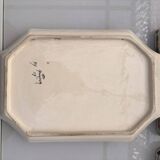 Old dish servant tray ramekin earthenware ceramic henriot quimper bl
