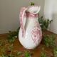 Antique earthenware pitcher from Boch Frères La Louvière