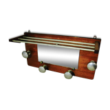 Locker room door-Hat hangers