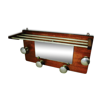 Locker room door-Hat hangers